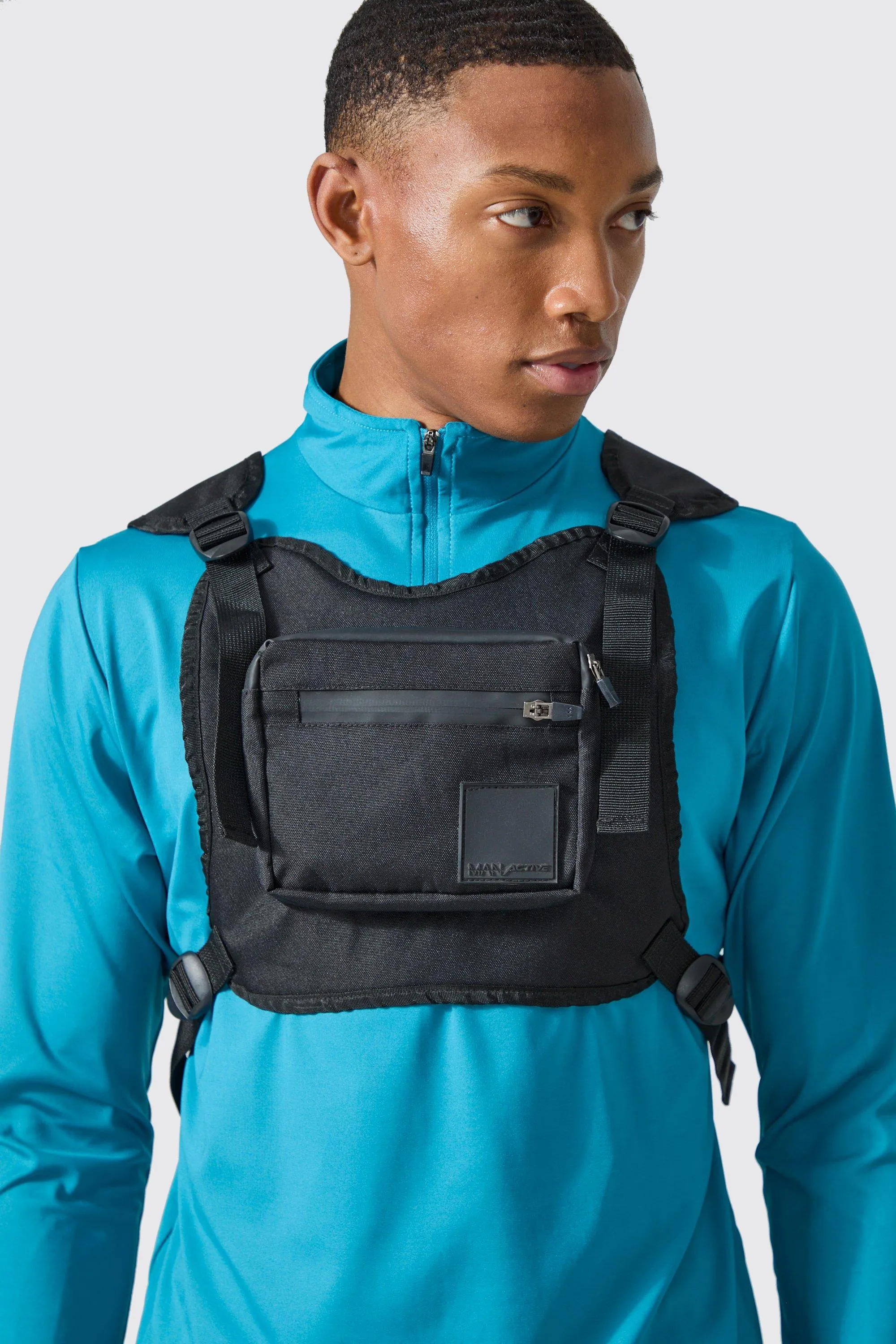 Man Active Chest Rig | boohooMAN UK