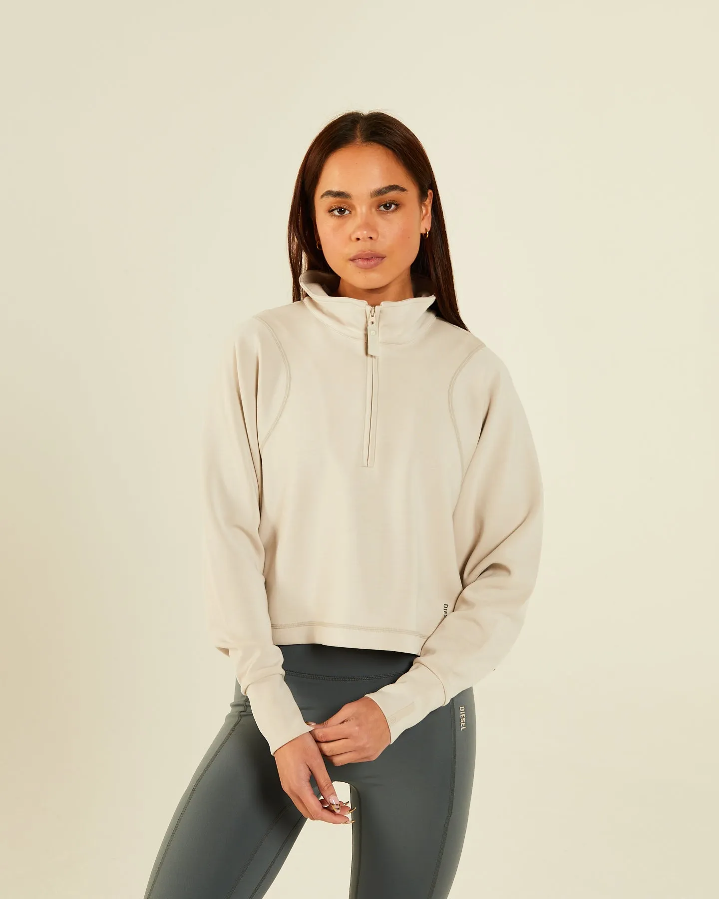 Margaux Half Zip Soft Clay