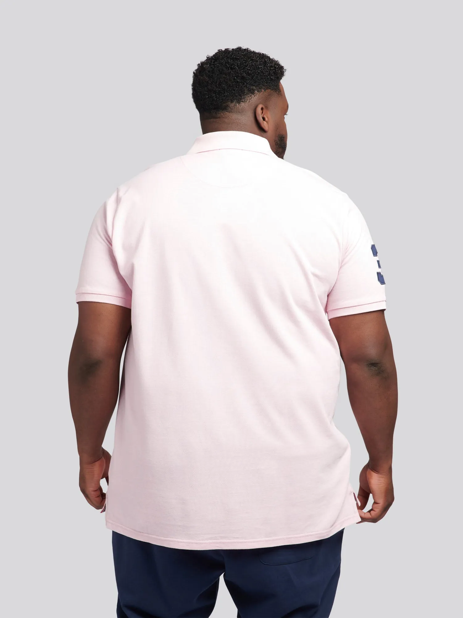 Mens Big & Tall Player 3 Polo Shirt in Orchid Pink