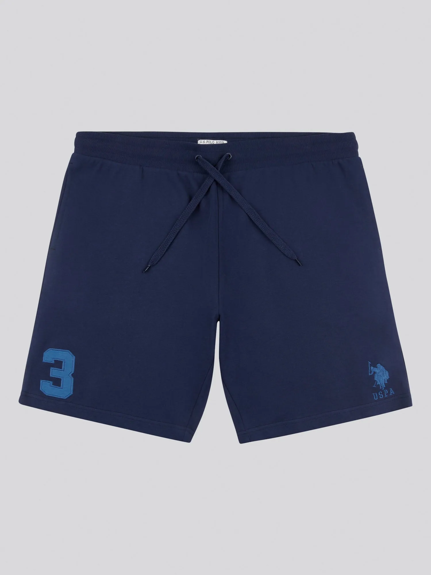 Mens Big & Tall Player 3 Sweat Shorts in Navy Blue