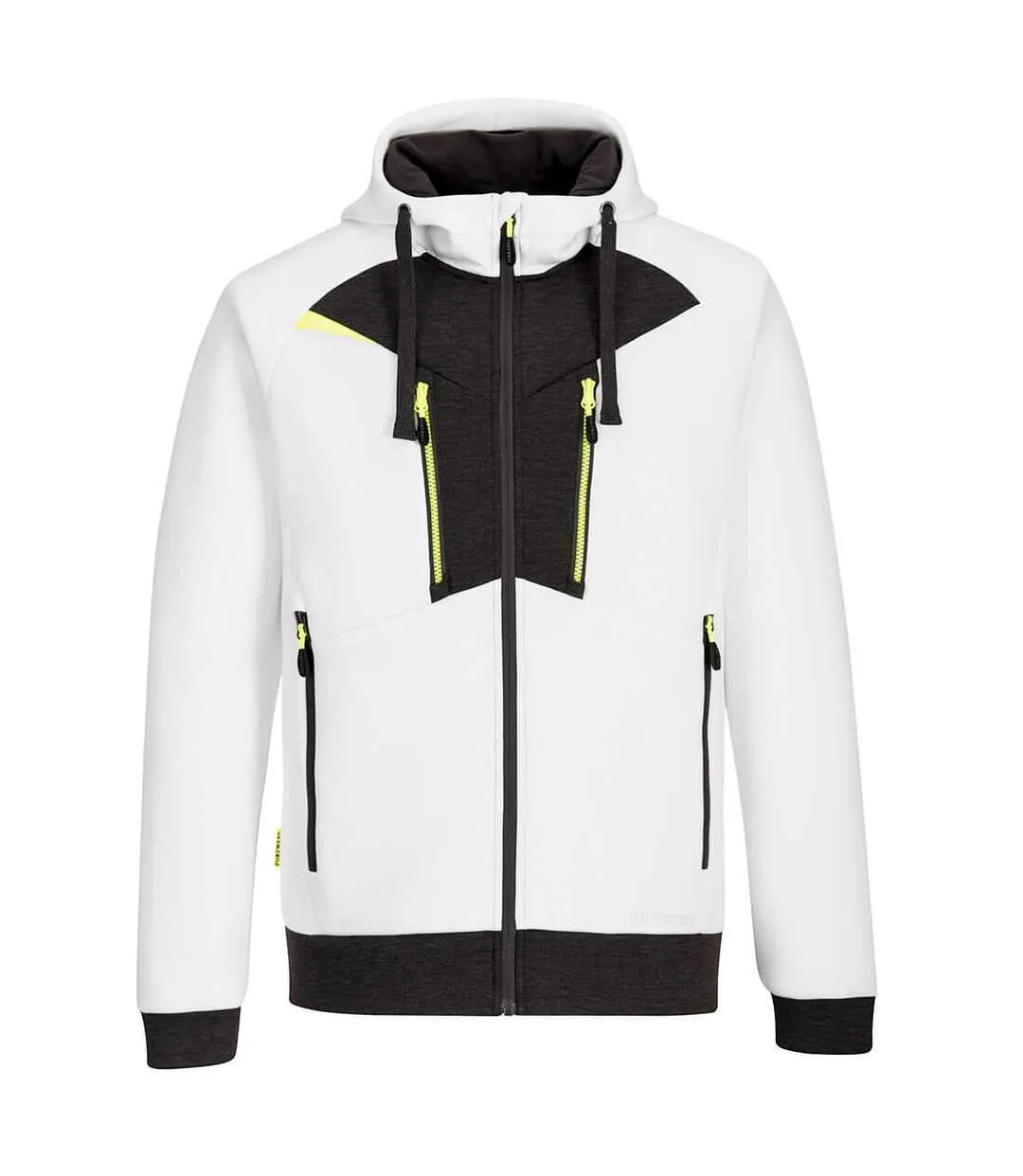 Mens dx4 full zip hoodie white Portwest