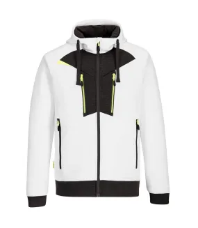 Mens dx4 full zip hoodie white Portwest