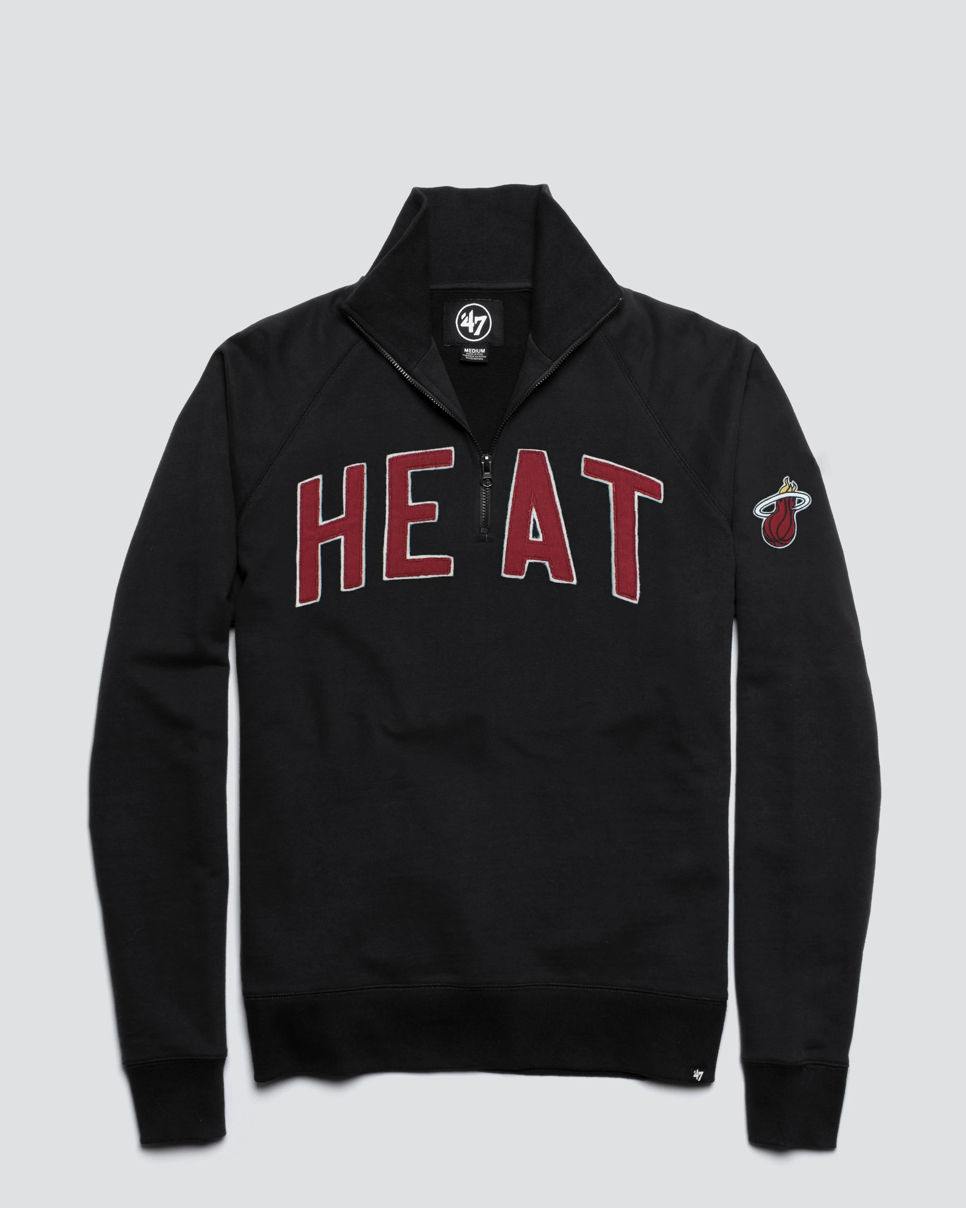 MIAMI HEAT BANKS '47 HARRIS SCRIMMAGE 1/4 ZIP