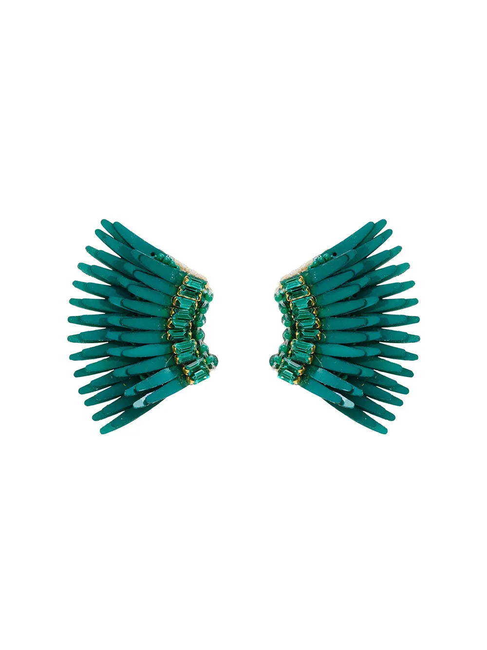 Mignonne Gavigan Mini Gem Madeline Earrings in Emerald