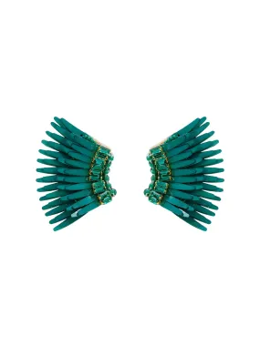 Mignonne Gavigan Mini Gem Madeline Earrings in Emerald