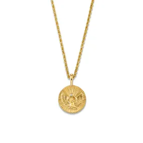 Mini Lady Isis Coin Pendant Necklace | Ready to Ship