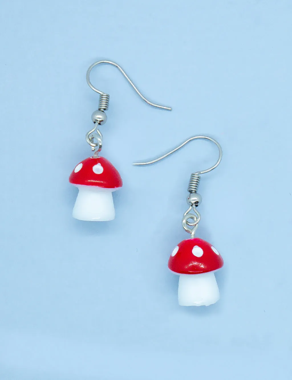 MINI MUSHROOM EARRINGS