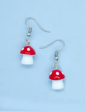 MINI MUSHROOM EARRINGS