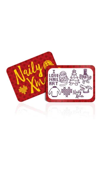 Mini placa Naily Xmas