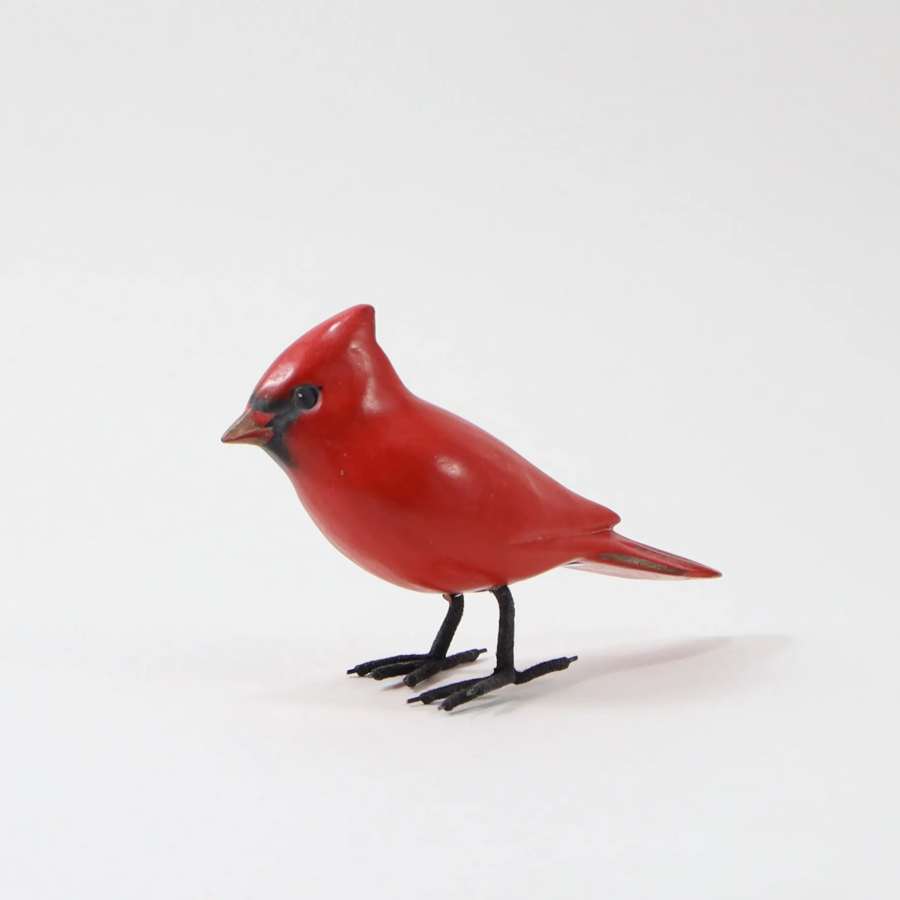 Mini Wooden Cardinal