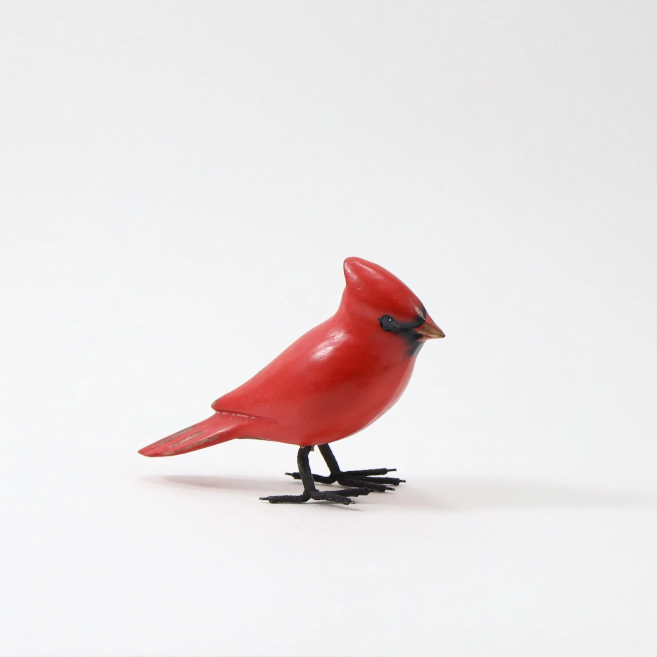 Mini Wooden Cardinal