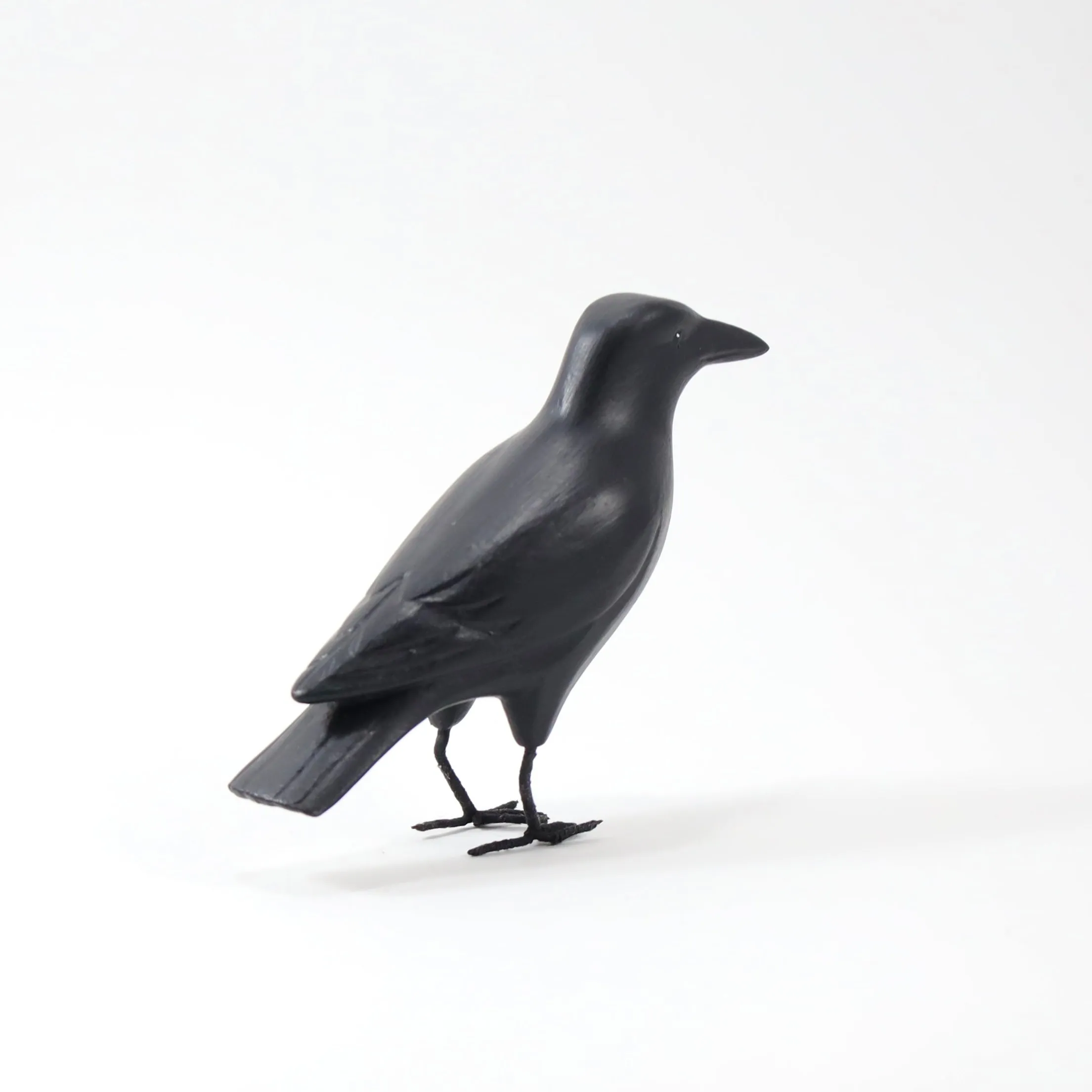 Mini Wooden Crow