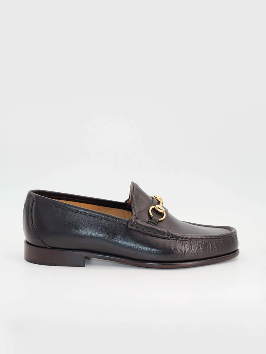 Mocasines de hombre 33 nappa color marrón