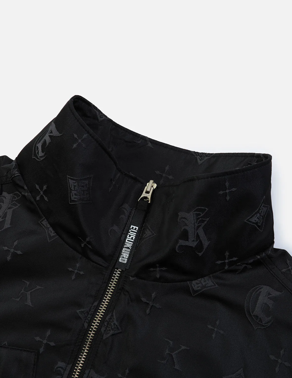 Monogram Kamon and Logo Jacquard Bomber Jacket