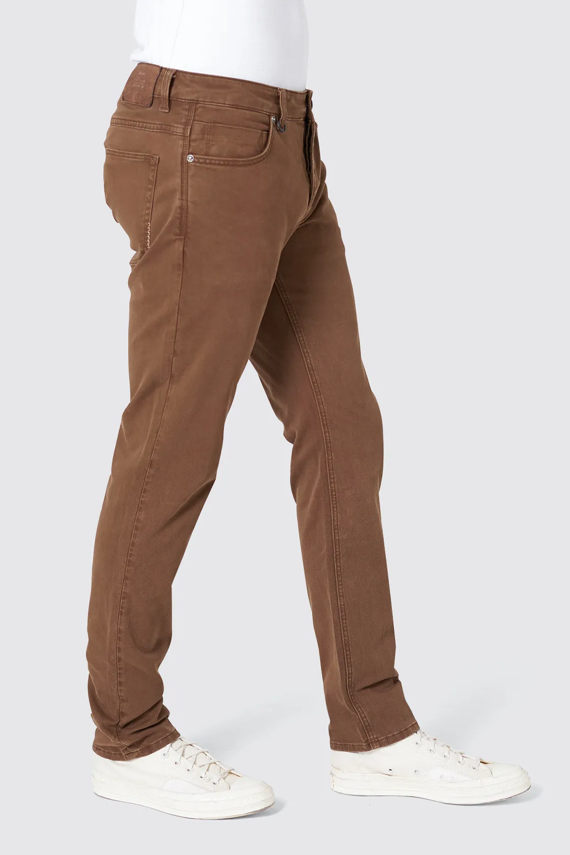 Neuw Lou Slim Twill Jean 32L Chestnut