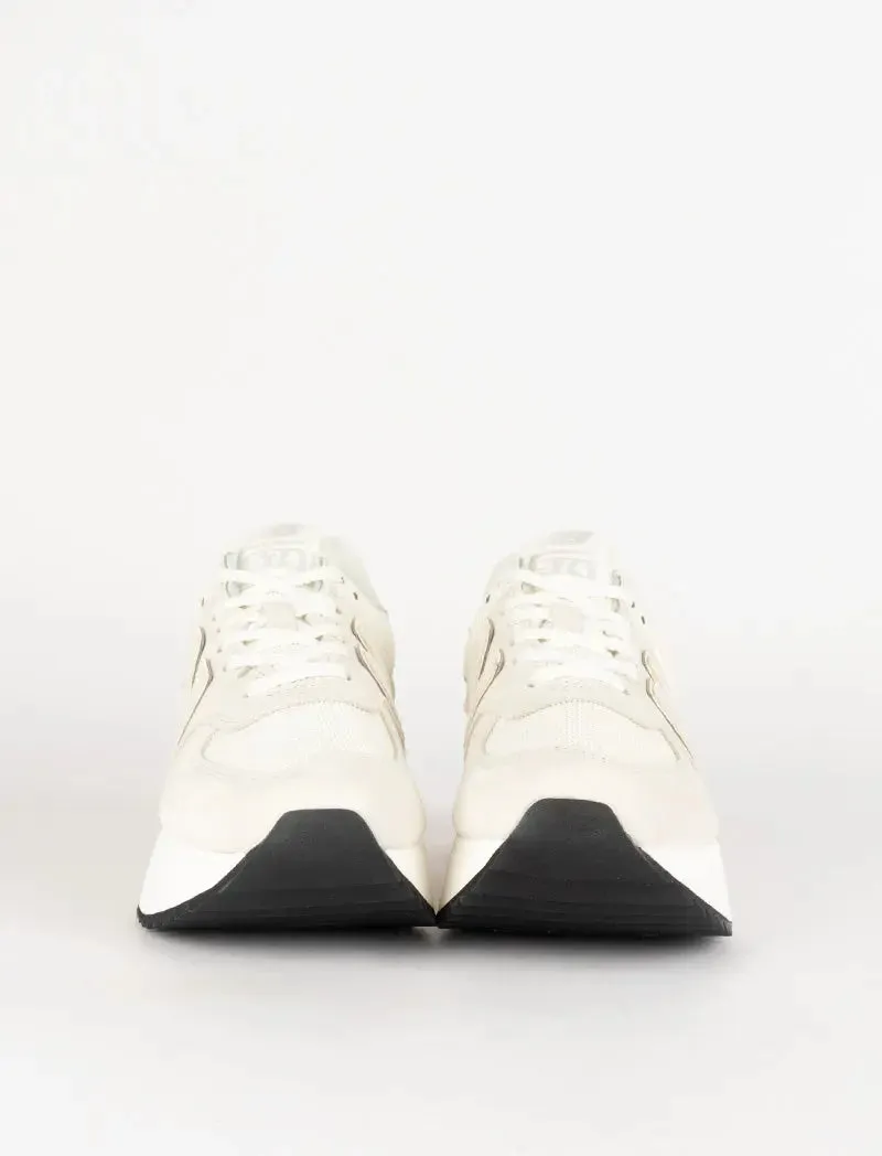 New Balance Womens 574+ Trainers White / White