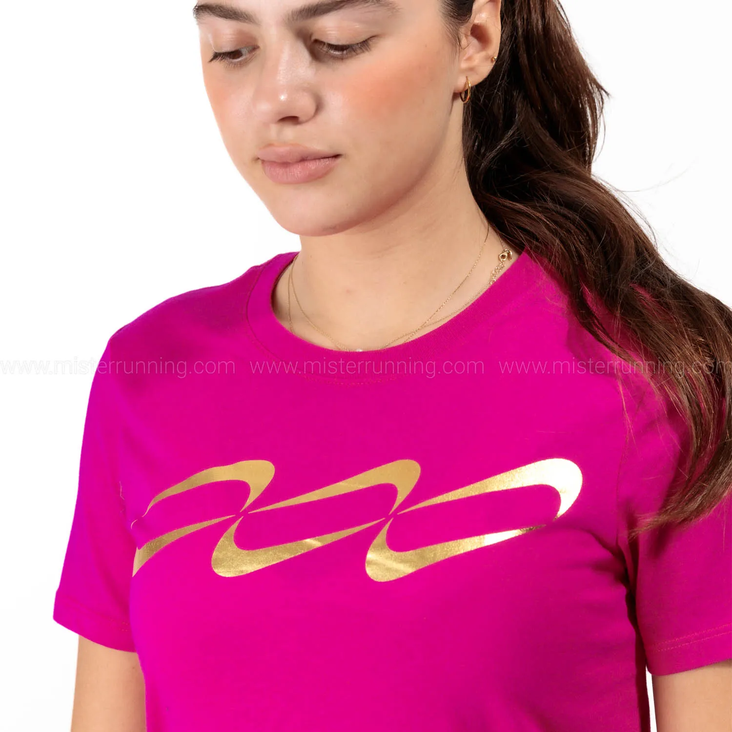 Nike Dri-FIT Crew Maglietta  Fireberry