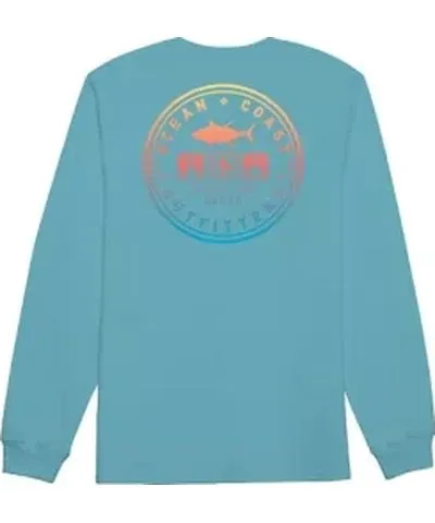 Ocean + Coast Men's Long Sleeve Cotton Graphic Sweatshirt