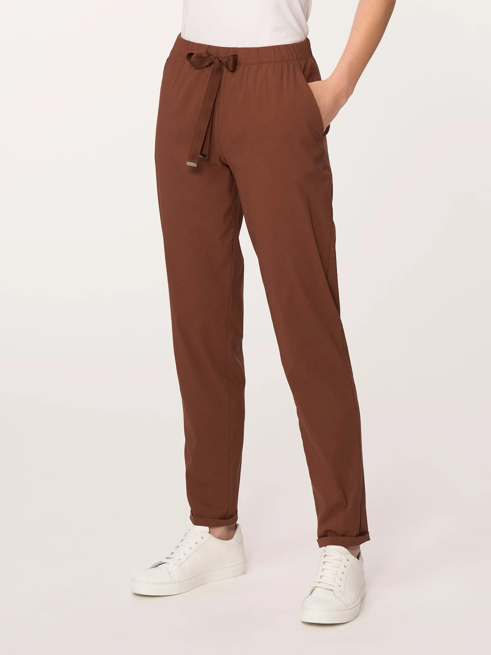 Pantalone Jogger con tasche in Super Fresh - Aventurine