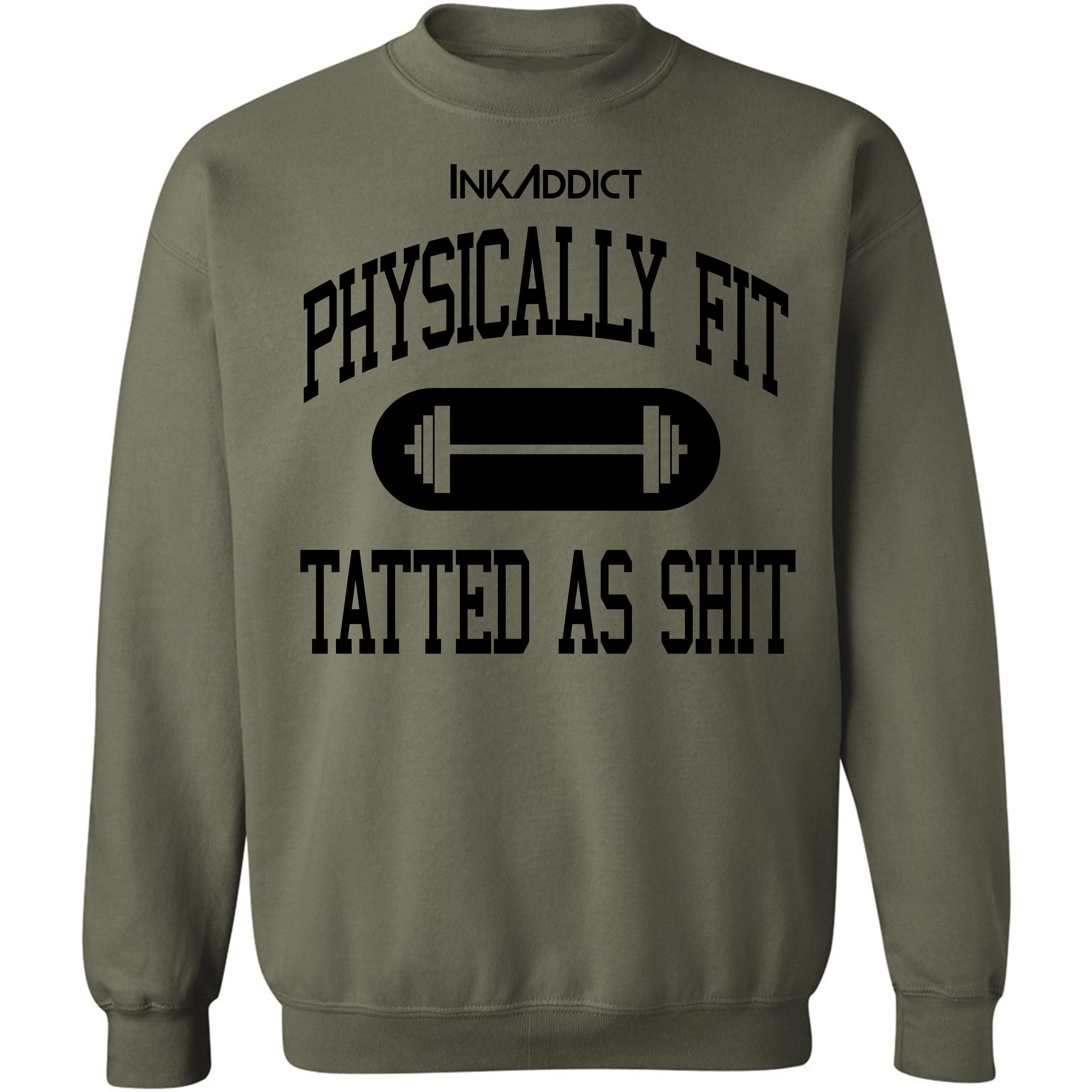 Physically Fit Barbell Crewneck