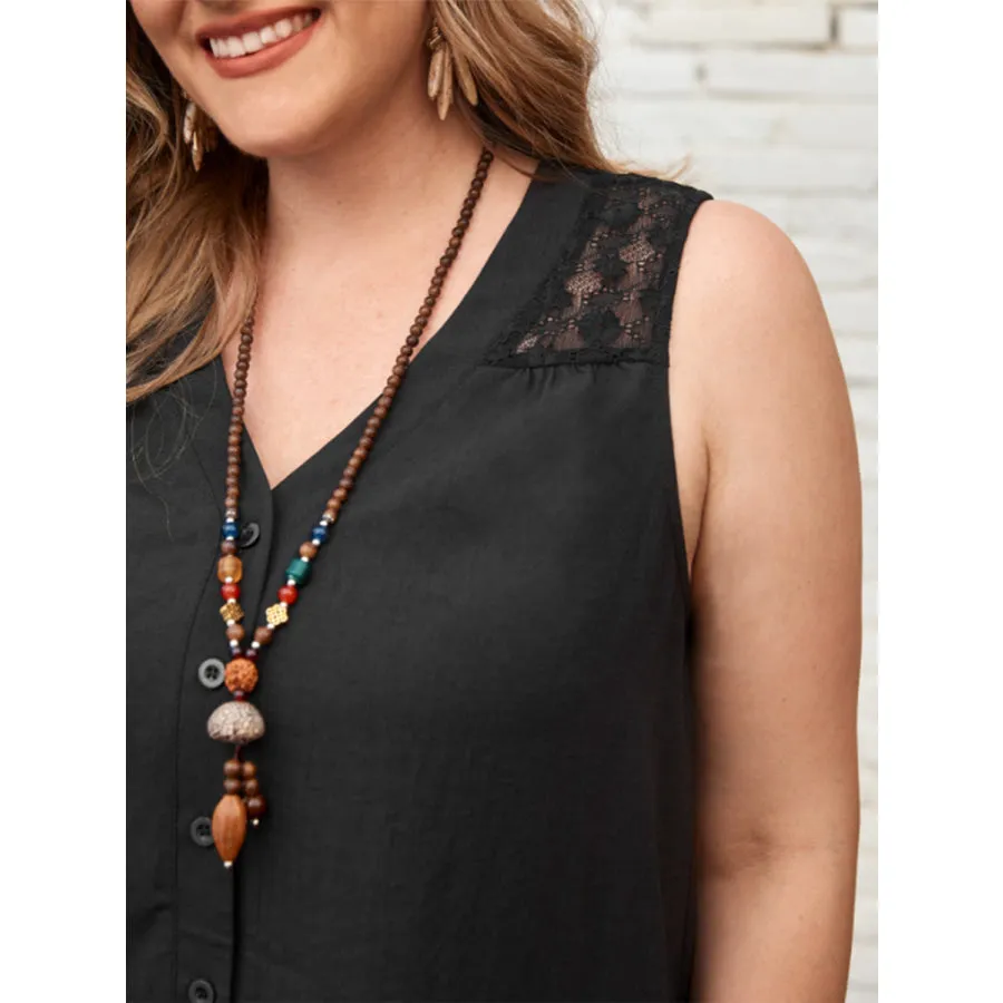 Plus Size V-Neck Tank