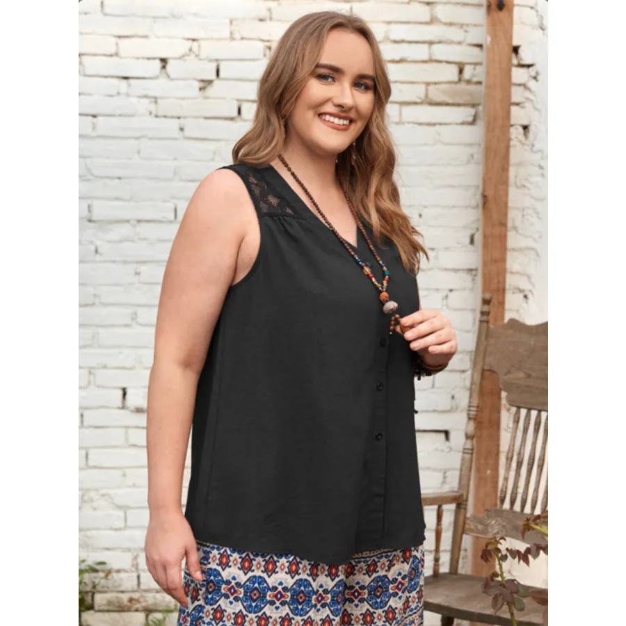 Plus Size V-Neck Tank