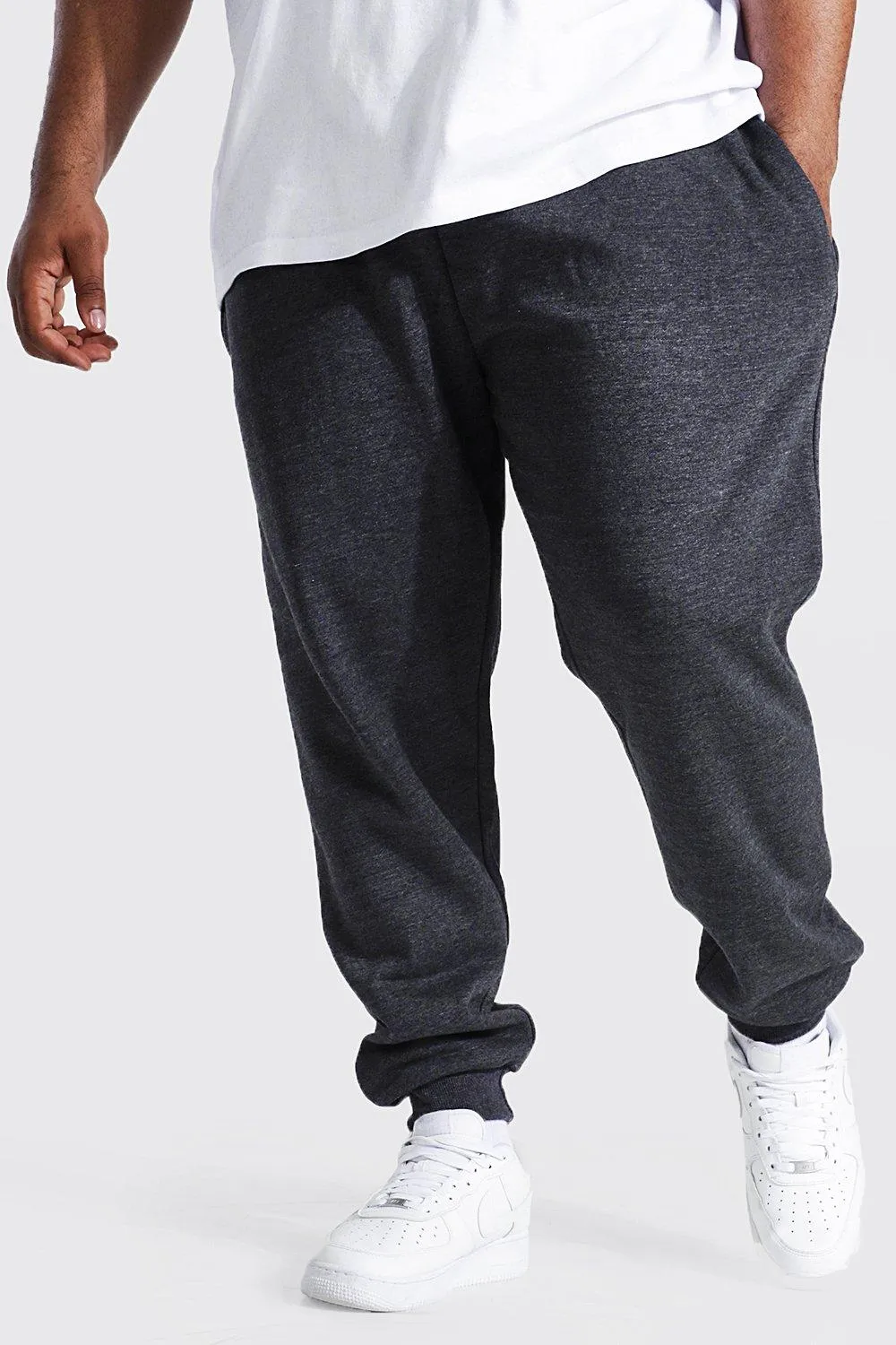 Plus Slim Fit Jogger | boohooMAN UK