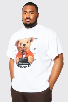 Plus Teddy Print T-shirt