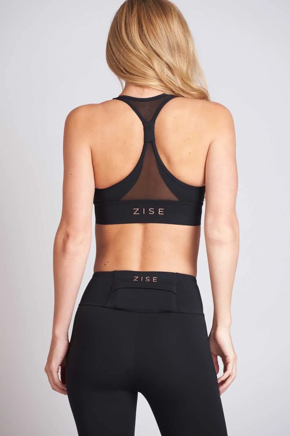 Poise Zip Bra Top