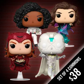 Pre-Order: Funko Pop! WandaVision S2 (Set of 4 Commons)