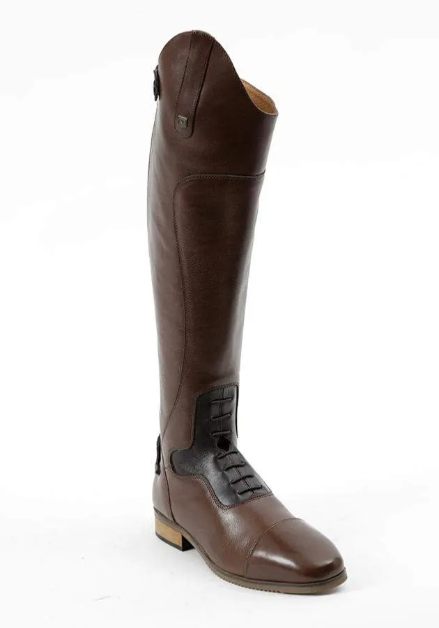 Premier Equine Dellucci Ladies Long Leather Field Riding Boot - Brown | Elite Saddlery