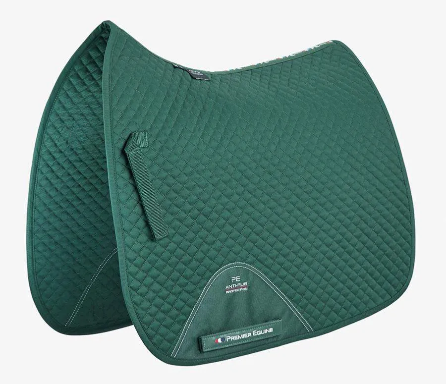 Premier Equine Plain Cotton Saddle Pad - Dressage Square | Elite Saddlery