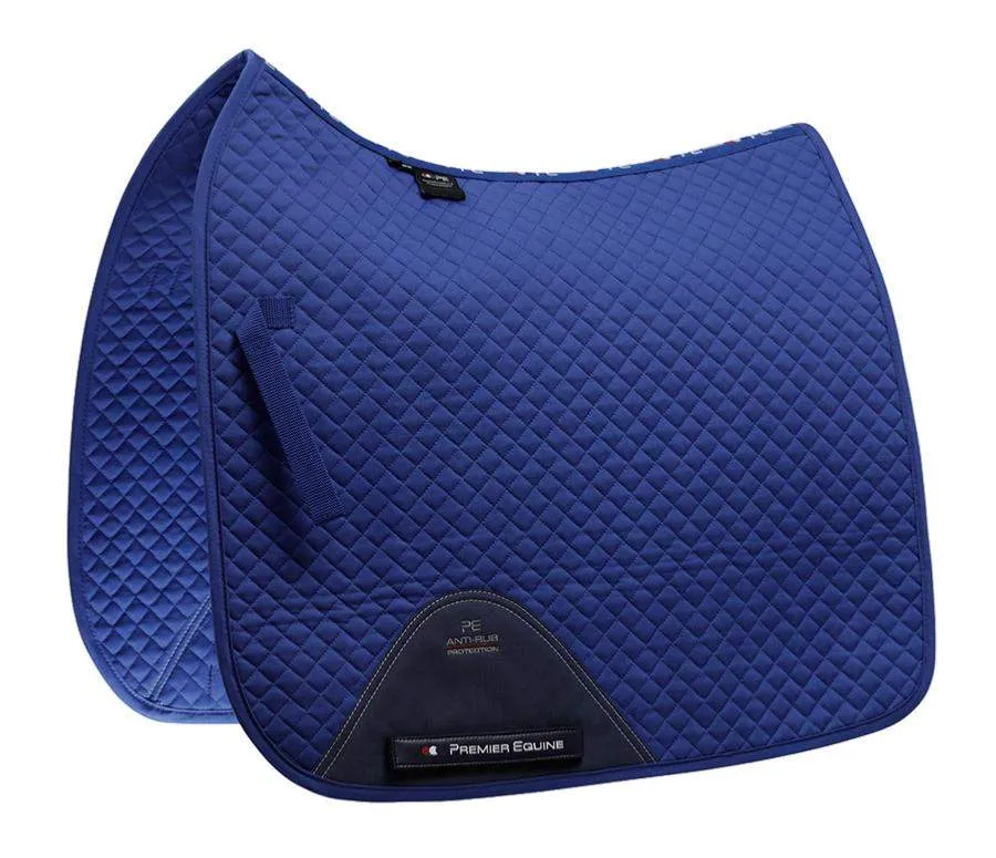 Premier Equine Plain Cotton Saddle Pad - Dressage Square | Elite Saddlery