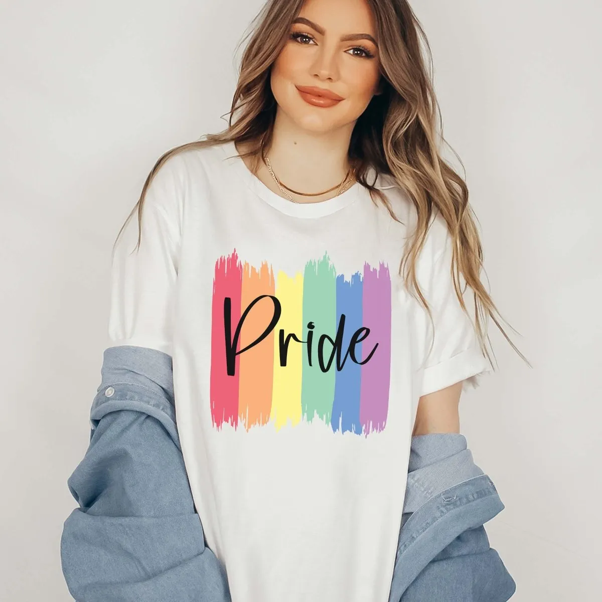 Pride Paint Strokes Graphic Tee