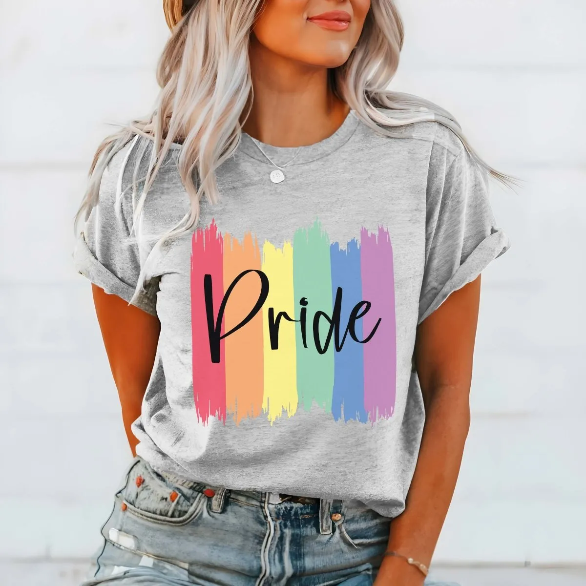 Pride Paint Strokes Graphic Tee