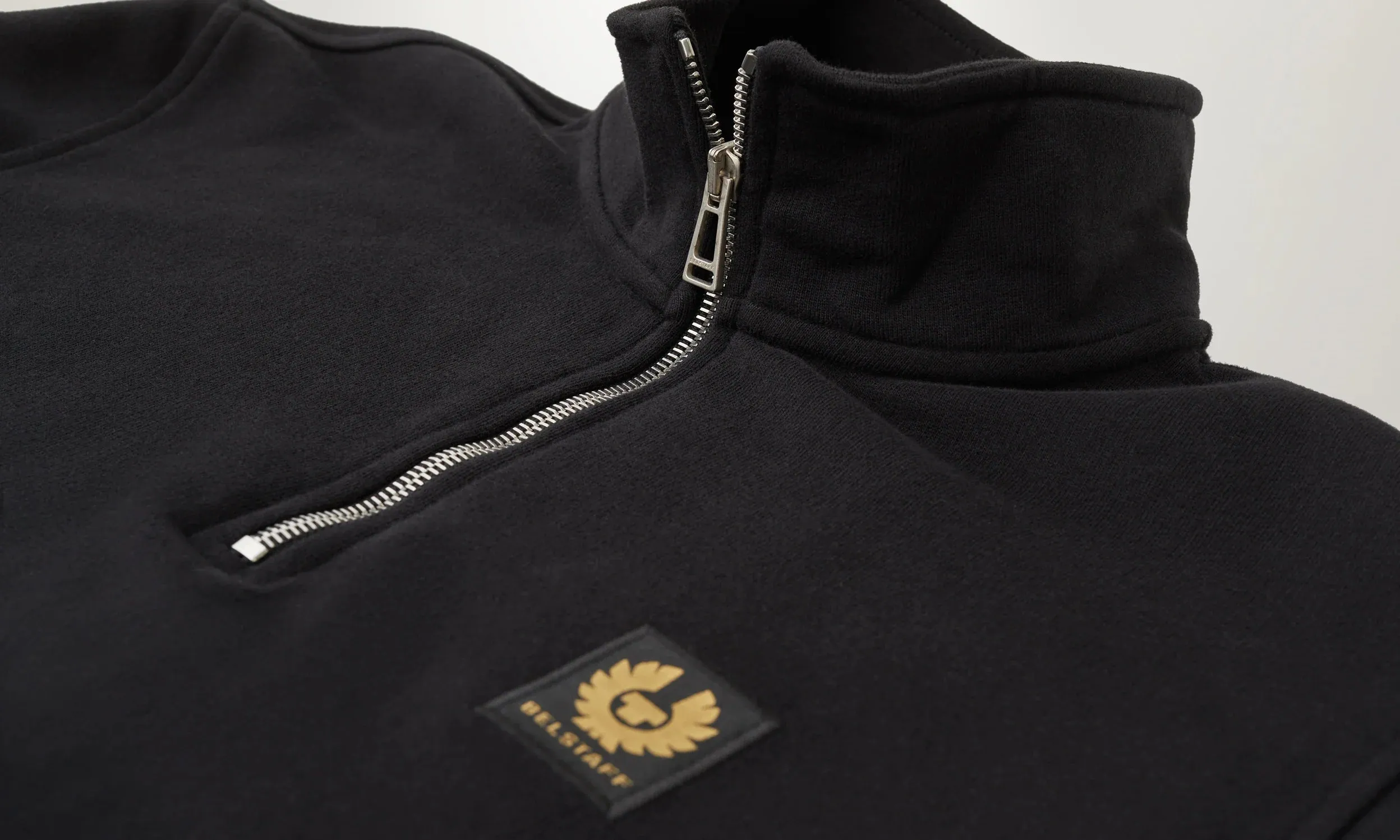 Quarter Zip Sweatshirt Black