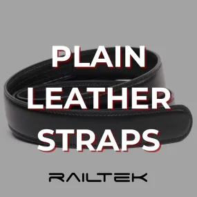 Railtek Plain Leather Straps