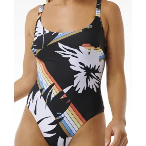 Rip Curl Womens Hoffman Cheeky One Piece Swimming Costume