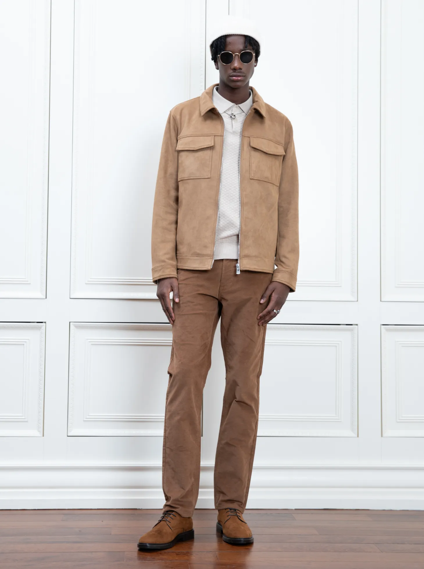 RONALD| Suede Overshirt Jacket || RONALD| Veste en suède