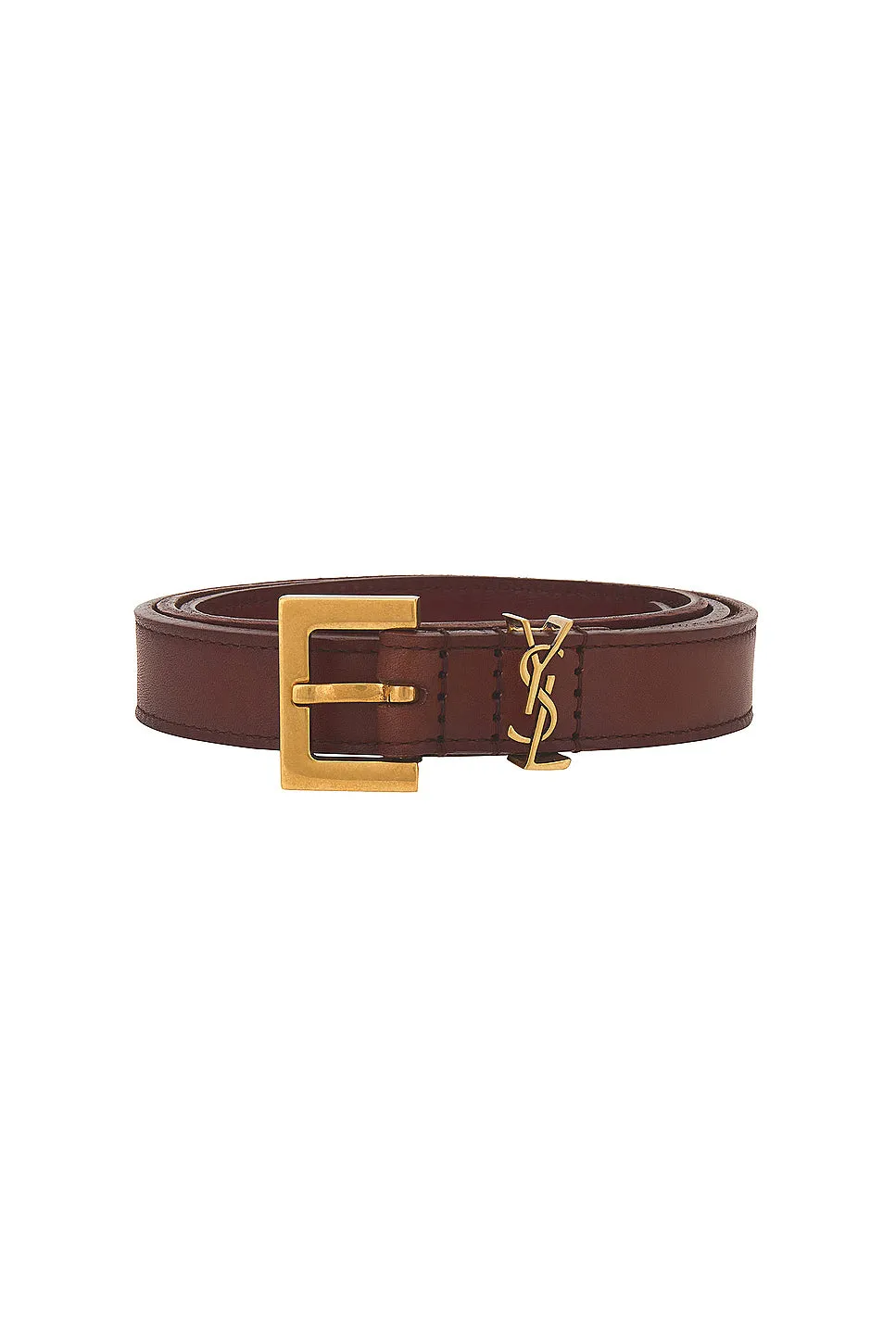 Saint Laurent Skinny Cassandre Long Belt