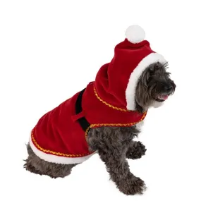 Santa Hooded Dog Costume