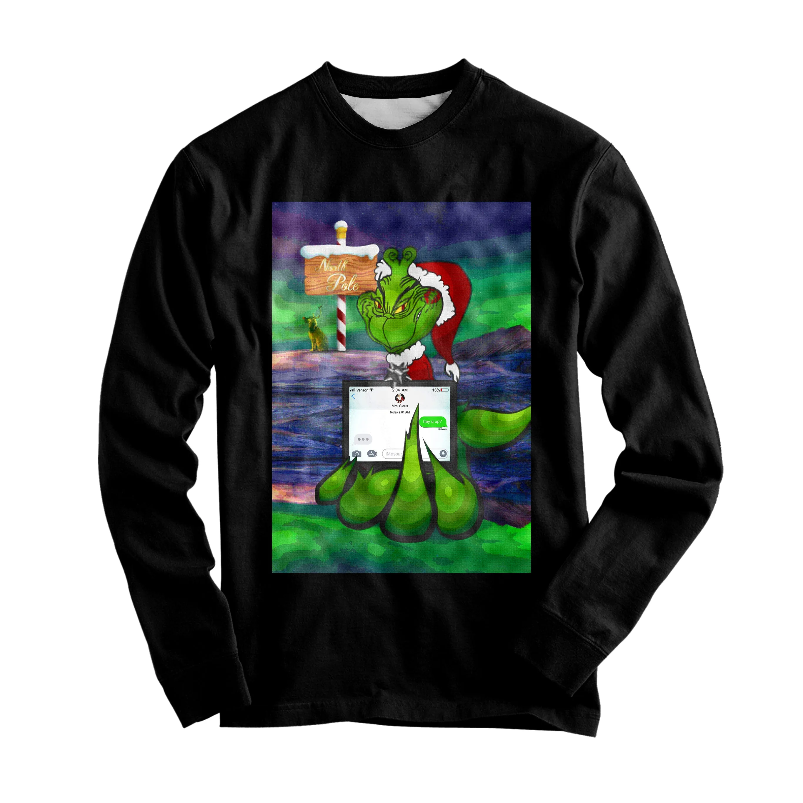 Savage Grinch Graphic Long Sleeve