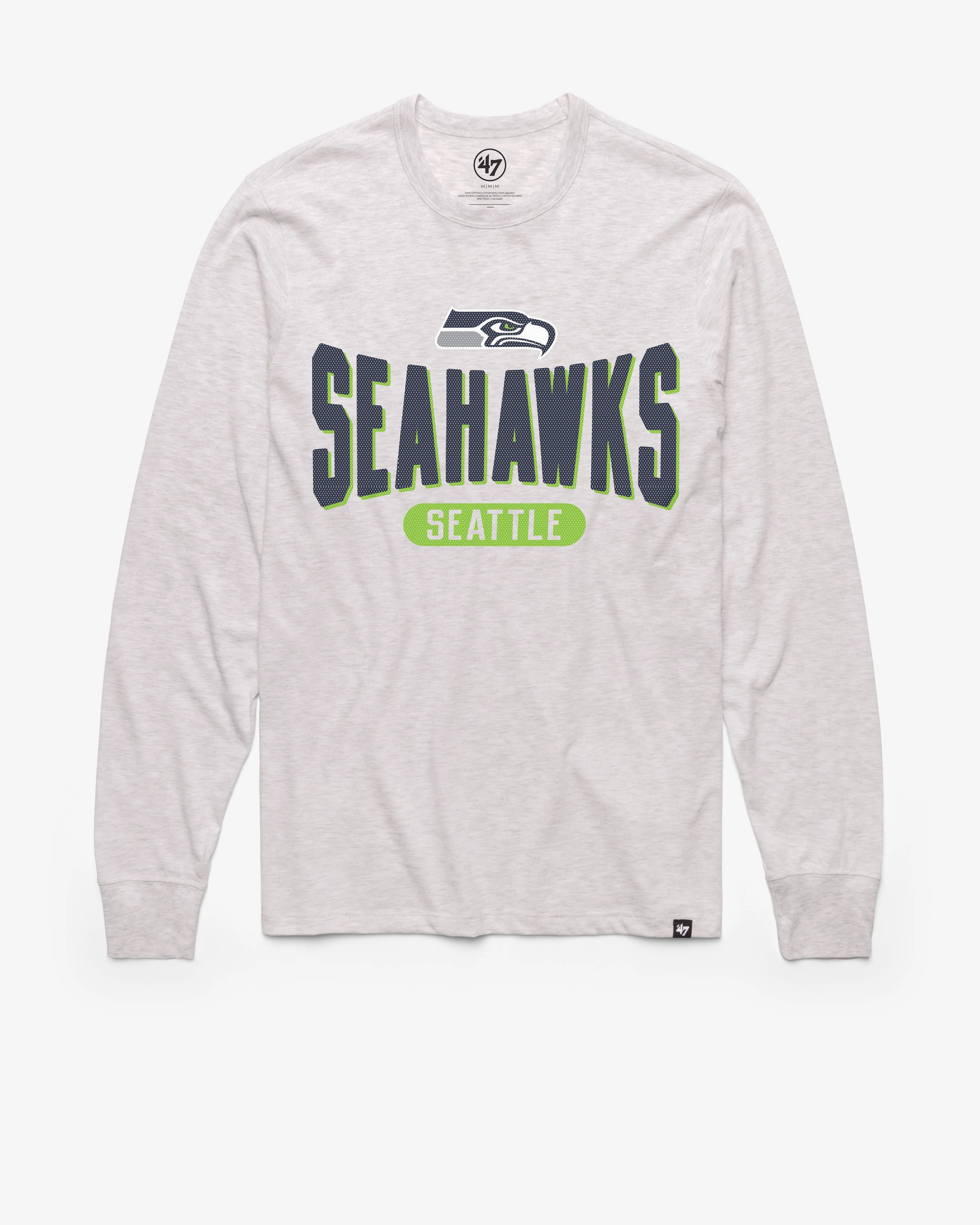 SEATTLE SEAHAWKS OUTSTRETCH '47 FRANKLIN LONG SLEEVE TEE