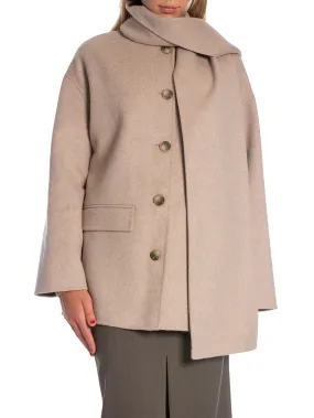 SELECTED FEMME JACKET PAM HANDMADE SCARF JACKET