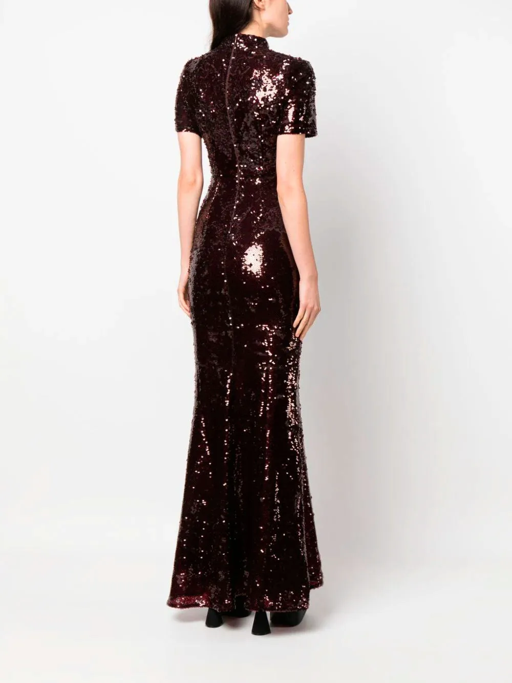 Sequin-embellished maxi dress