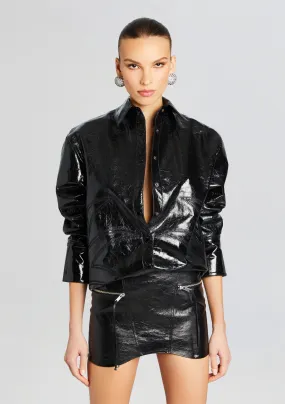 Shaili Leather Shirt