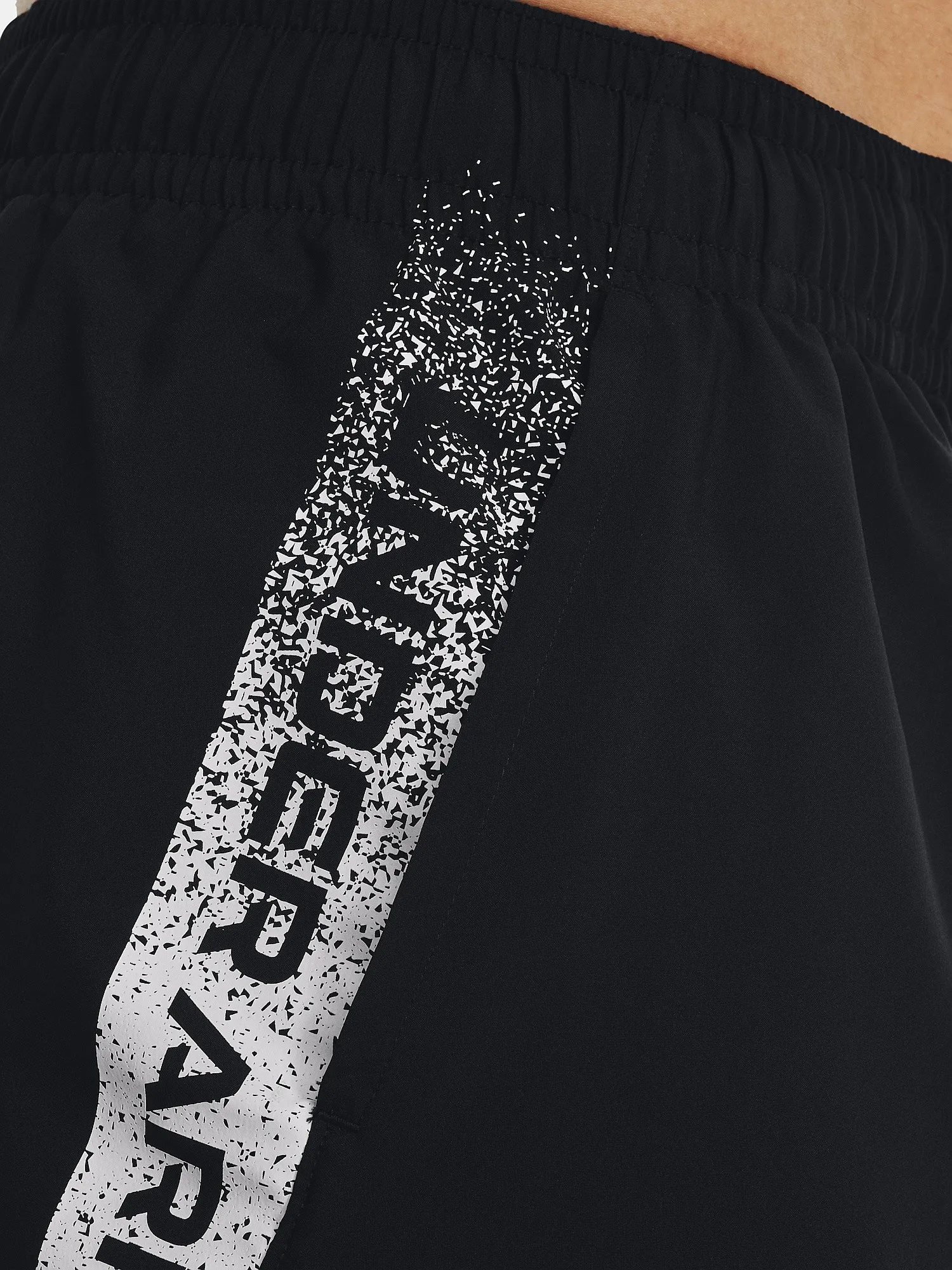 shorts Under Armour Woven Graphic - 001/Black/White - men´s