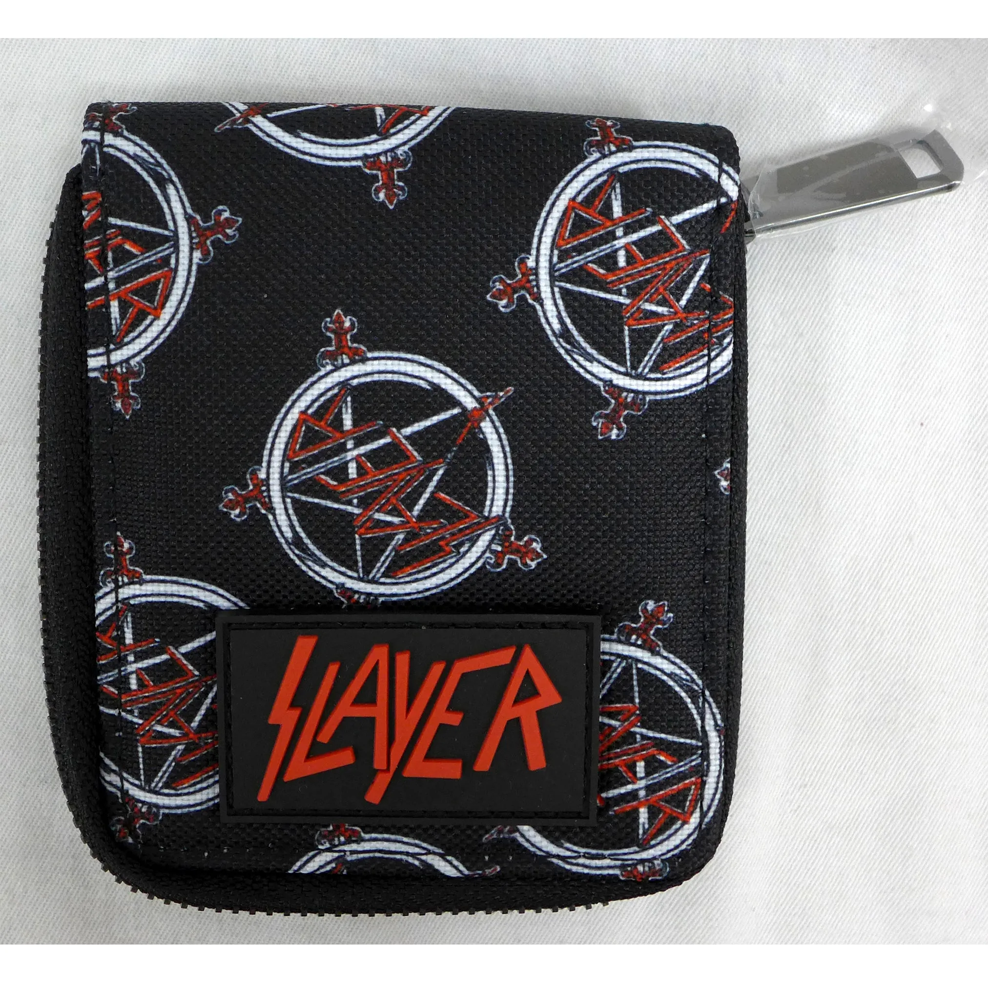 Slayer Pentagram Bifold Zip Wallet