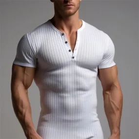 Slim Fit Threaded Top