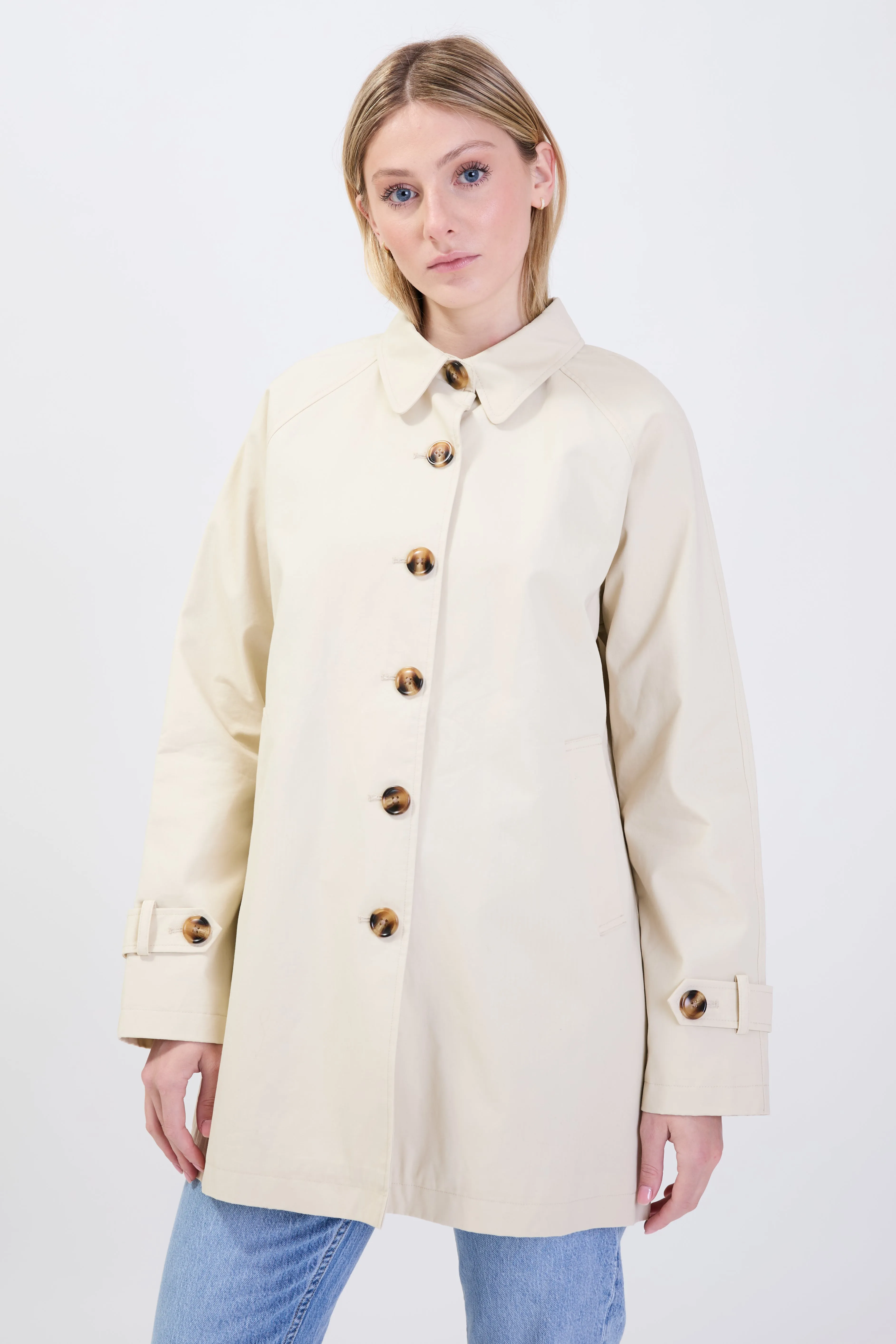 STEPHANIE | Classic trench with striped lining || STEPHANIE | Trench classique avec interieur ligne